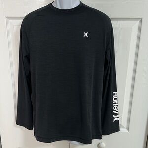 Hurley Men's Black Long Sleeve Tee